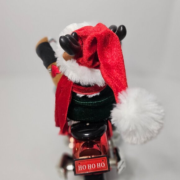 Dan Dee Reindeer Chopper Motorcycle Sound Lights Plays Grandma Got Run Over - Picture 3 of 12